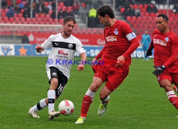 2.Bundesliag SV Sandhausen - MSV Duisburg 27.10.2012 (© Kraichgausport / Loerz)